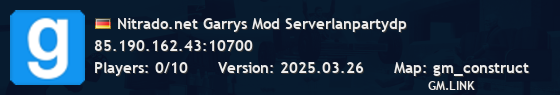 Nitrado.net Garrys Mod Serverlanpartydp