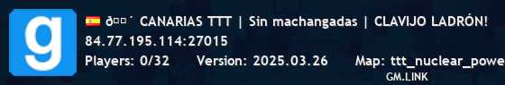 🌴 CANARIAS TTT | Sin machangadas | CLAVIJO LADRÓN!