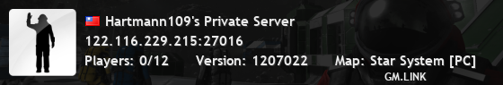 Hartmann109's Private Server