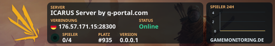 ICARUS Server by g-portal.com