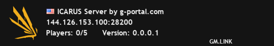 ICARUS Server by g-portal.com