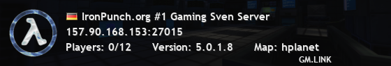 IronPunch.org #1 Gaming Sven Server