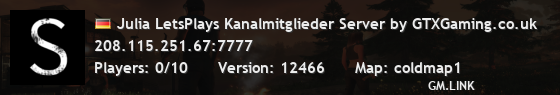 Julia LetsPlays Kanalmitglieder Server by GTXGaming.co.uk