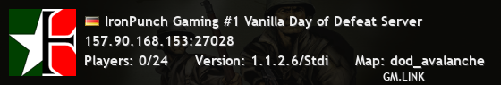 IronPunch Gaming #1 Vanilla Day of Defeat Server