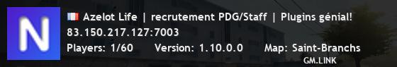 Azelot Life | recrutement PDG/Staff | Plugins génial!