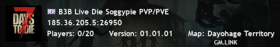 B3B Live Die Soggypie PVP/PVE