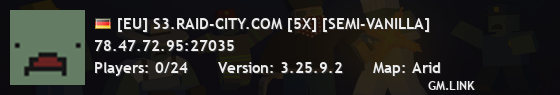 [EU] S3.RAID-CITY.COM [5X] [SEMI-VANILLA]