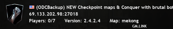 (ODCBackup) NEW Checkpoint maps & Conquer with brutal bots