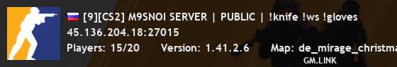 [9][CS2] M9SNOI SERVER | PUBLIC | !knife !ws !gloves