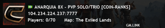 ANARQUIA 8X - PVP SOLO/TRIO [COIN-RANKS]