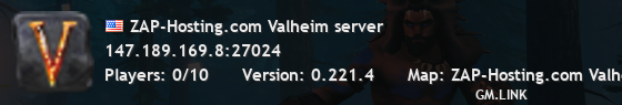 ZAP-Hosting.com Valheim server