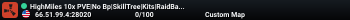 HighMiles 10x PVE|No Bp|SkillTree|Kits|RaidBases|EpicLoot|Weed|