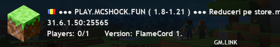 ●●● PLAY.MCSHOCK.FUN ( 1.8-1.21 ) ●●● Reduceri pe store.mcshock.fun de Halloween 🎃