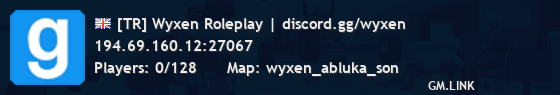 [TR] Wyxen Roleplay | discord.gg/wyxen