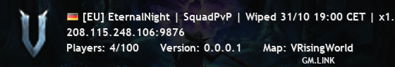 [EU] EternalNight | SquadPvP | Wiped 31/10 19:00 CET | x1.25 Lo
