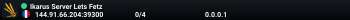 Ikarus Server Lets Fetz