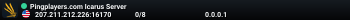 Pingplayers.com Icarus Server