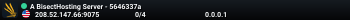 A BisectHosting Server - 5646337a
