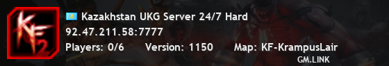 Kazakhstan UKG Server 24/7 Hard