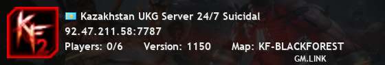 Kazakhstan UKG Server 24/7 Suicidal