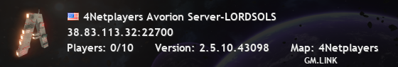 4Netplayers Avorion Server-LORDSOLS