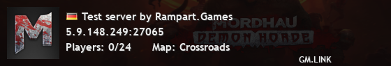 Test server by Rampart.Games