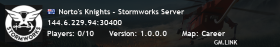 Norto's Knights - Stormworks Server