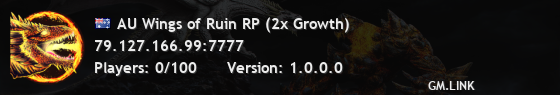 AU Wings of Ruin RP (2x Growth)