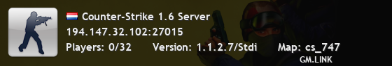 Counter-Strike 1.6 Server