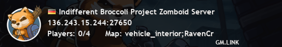 Indifferent Broccoli Project Zomboid Server