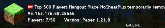 Top 500 Players Hangout Place NoCheatPlus temporarily removed