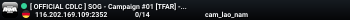[ OFFICIAL CDLC ] SOG - Campaign #01 [TFAR] - hosted by SGD