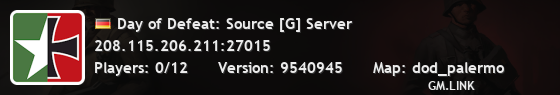 Day of Defeat: Source [G] Server