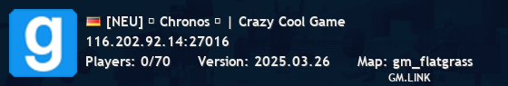 [NEU] ⏳ Chronos ⏳ | Crazy Cool Game