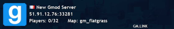 New Gmod Server