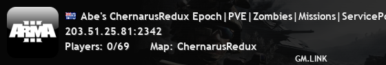 Abe's ChernarusRedux Epoch|PVE|Zombies|Missions|ServicePoints|T