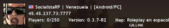 SocialistaRP | Venezuela | [Android/PC]
