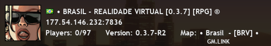 • BRASIL - REALIDADE VIRTUAL [0.3.7] [RPG] ®