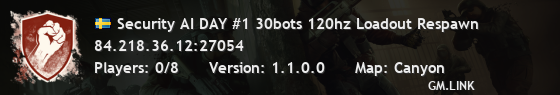 Security AI DAY #1 30bots 120hz Loadout Respawn