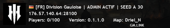 [FR] Division Gauloise | ADMIN ACTIF | SEED A 30