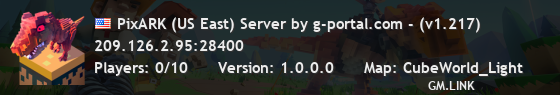 PixARK (US East) Server by g-portal.com - (v1.217)