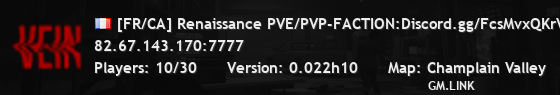 [FR/CA] Renaissance PVE/PVP-FACTION:Discord.gg/FcsMvxQKrV