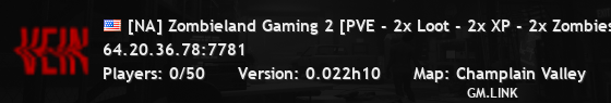 [NA] Zombieland Gaming 2 [PVE - 2x Loot - 2x XP - 2x Zombies -
