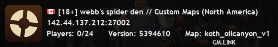 [18+] webb's spider den // Custom Maps (North America)