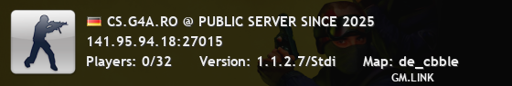 CS.G4A.RO @ PUBLIC SERVER SINCE 2025