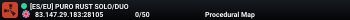 [ES/EU] PURO RUST SOLO/DUO