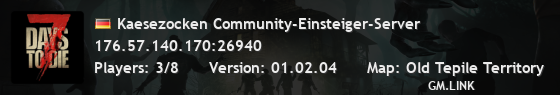 Kaesezocken Community-Einsteiger-Server