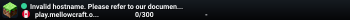 Invalid hostname. Please refer to our documentation at docs.tcpshield.com