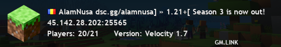 AlamNusa dsc.gg/alamnusa] » 1.21+[ Season 3 is now out!