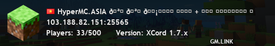 HyperMC.ASIA 🪓 🪓 🗡ᴛᴇꜱᴛ ᴛɪᴇʀ + ɴᴇᴡ ᴘʀᴀᴄᴛɪᴄᴇ ☄